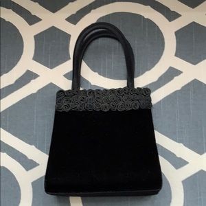 Velvet evening purse